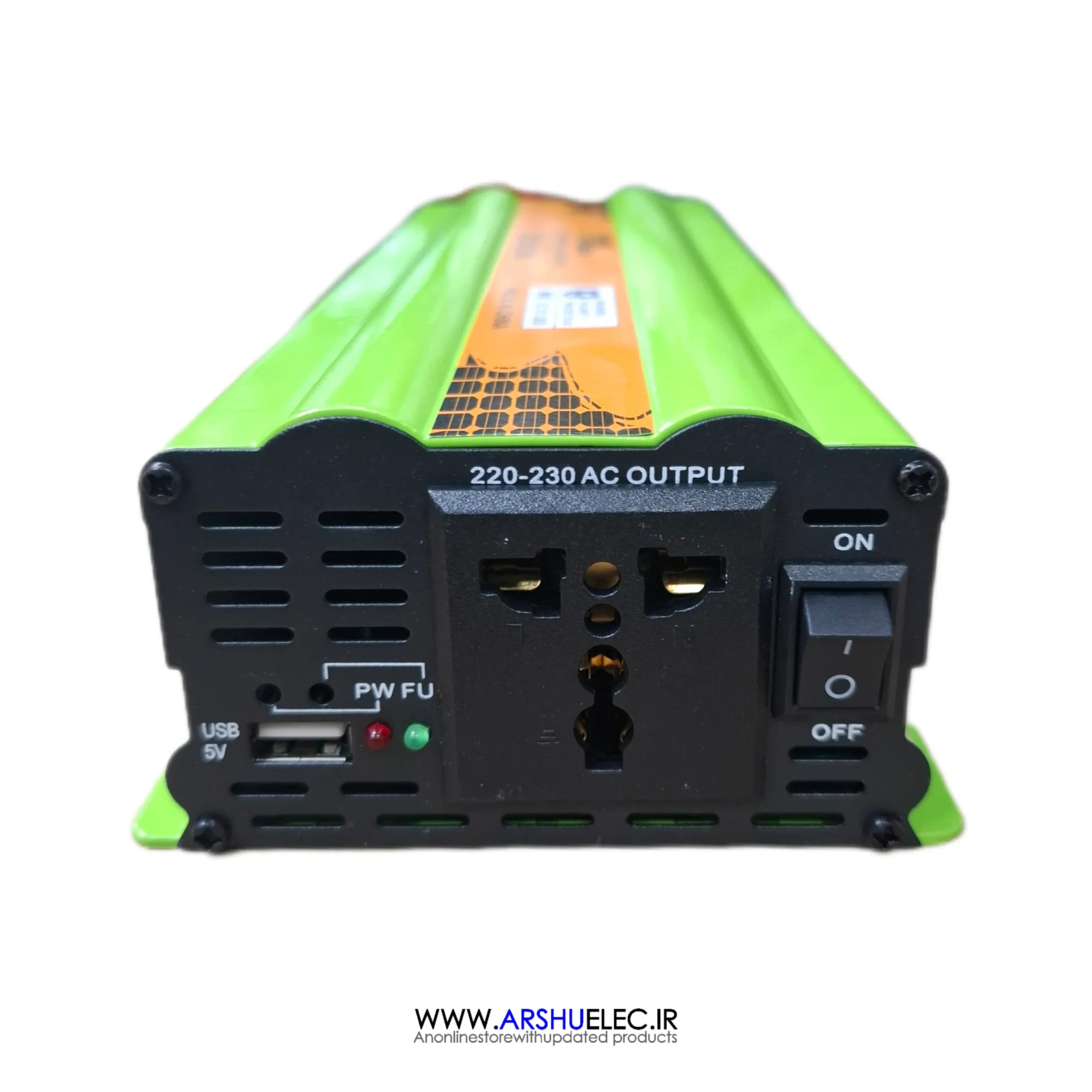 اینورتر خودرو ۲۰۰۰ وات مبدل 12VDC به 220VAC سوئیچینگ 12V 2000W برند BEST POWER — تصویر ۳