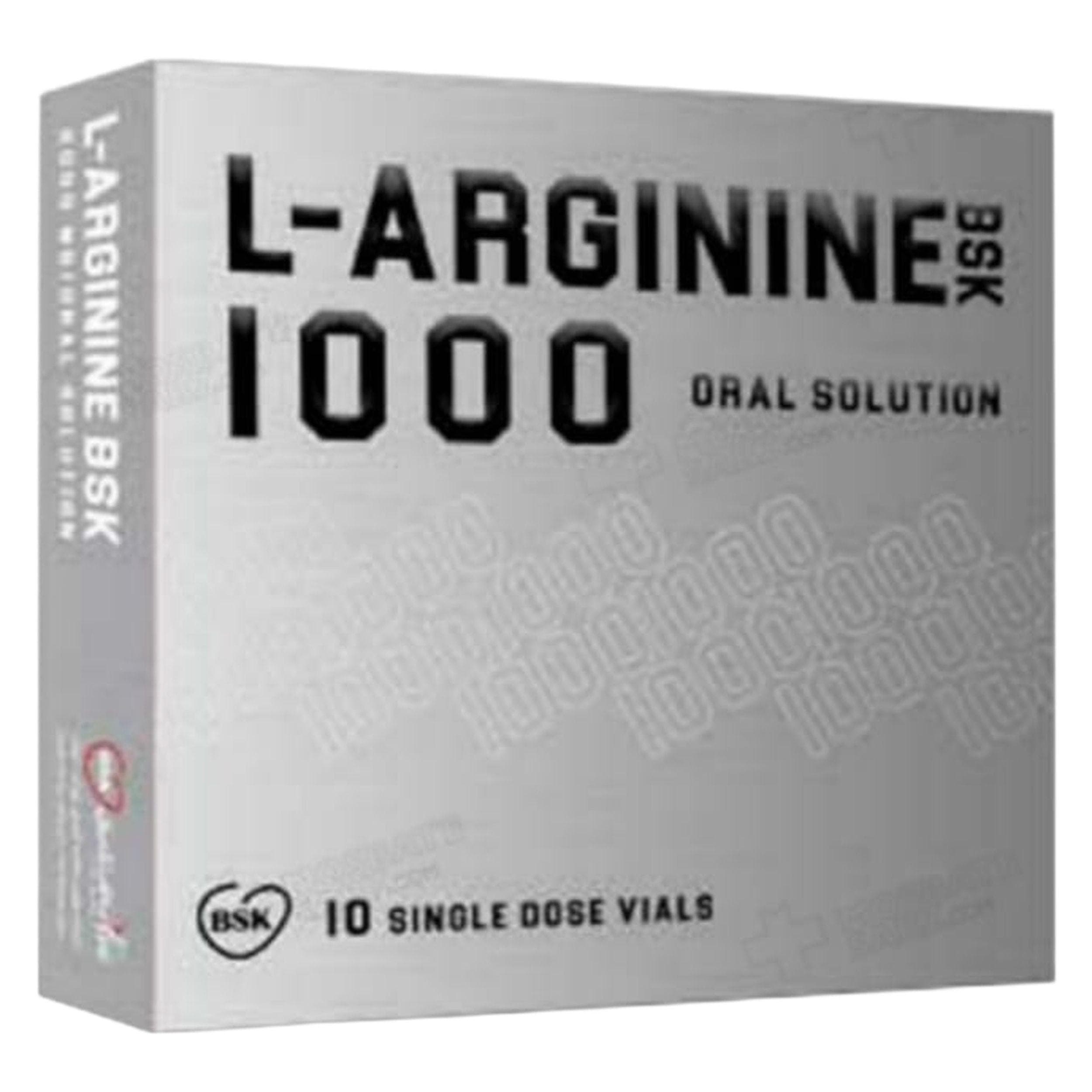ویال ال آرژنین 1000 میلی گرم بی اس کی – بسته 10 عددی