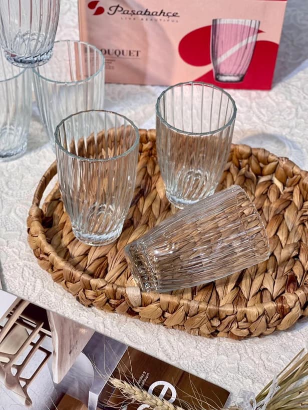 لیوان تراشدار مدل BOUQUET برند پاشاباغچه