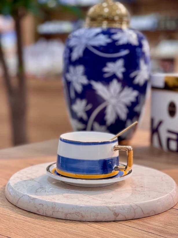 ست فنجان نعلبکی تک نفره KALANDI
