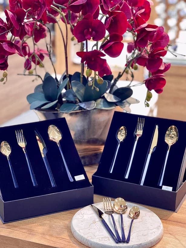 سرویس قاشق و چنگال 6 نفره 24 پارچه رزهوم Roze home — تصویر ۲