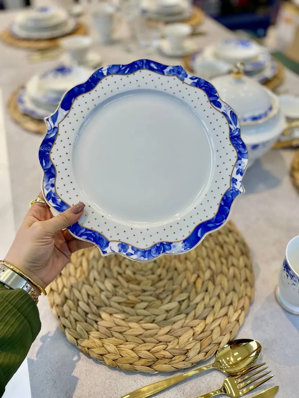 ست سرویس غذاخوری ترک مدل پینک مور kitart — تصویر ۳