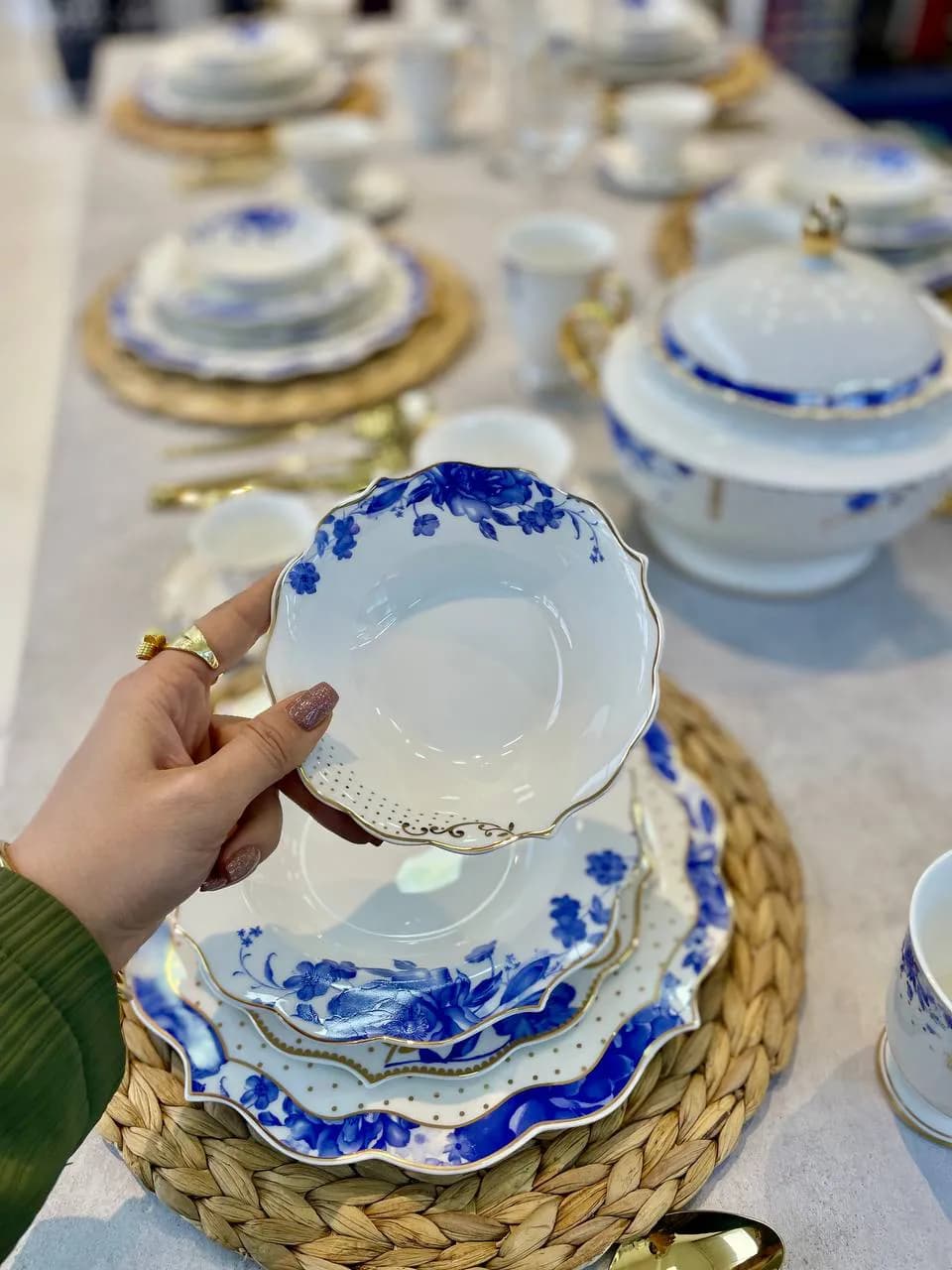 ست سرویس غذاخوری ترک مدل پینک مور kitart — تصویر ۵