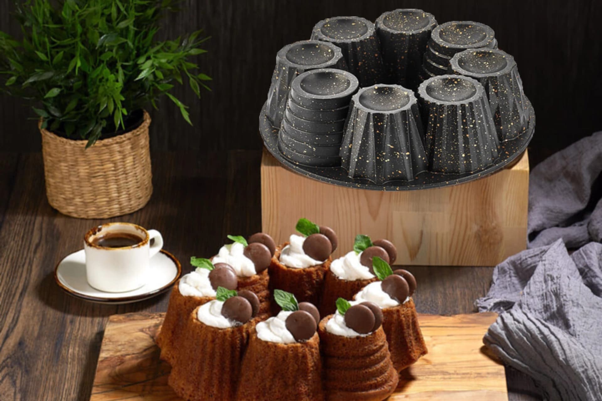 قالب کیک گرانیتی مدل الیسا POLOCHEF — تصویر ۴