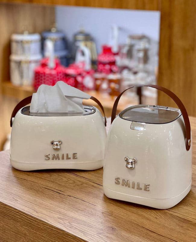 جا دستمال و سطل زباله رو میزی SMILE — تصویر ۵