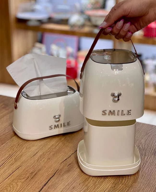 جا دستمال و سطل زباله رو میزی SMILE — تصویر ۲