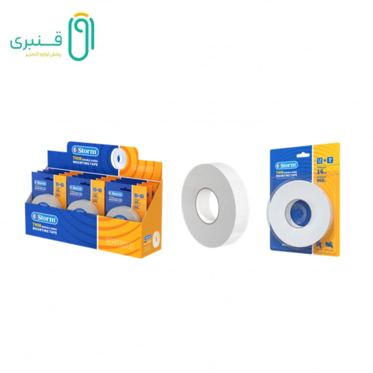 چسب دوطرفه 16 میکرون پوست پیازی 20 متری استورم