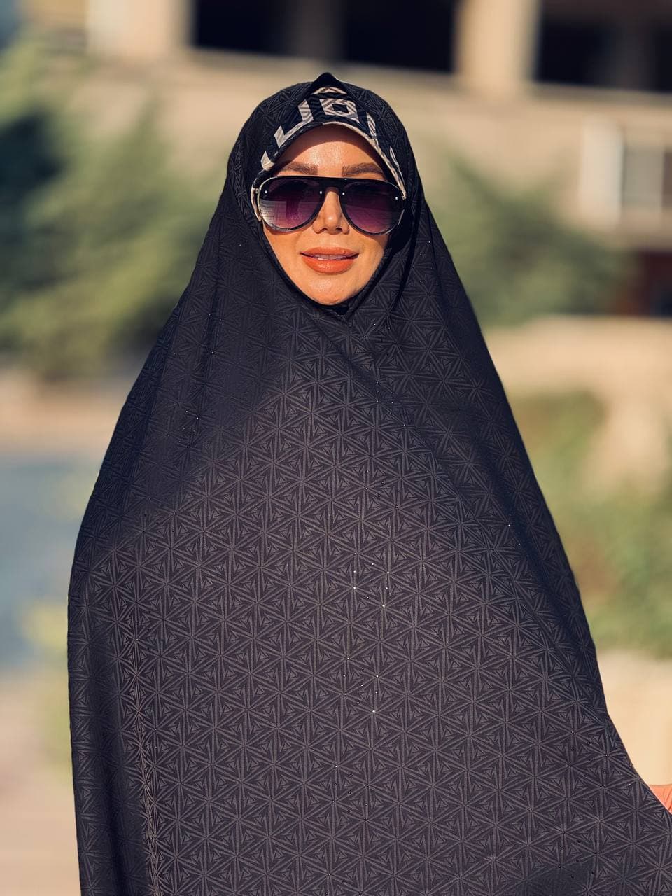 چادر قواره نخ کره نگین دار 1