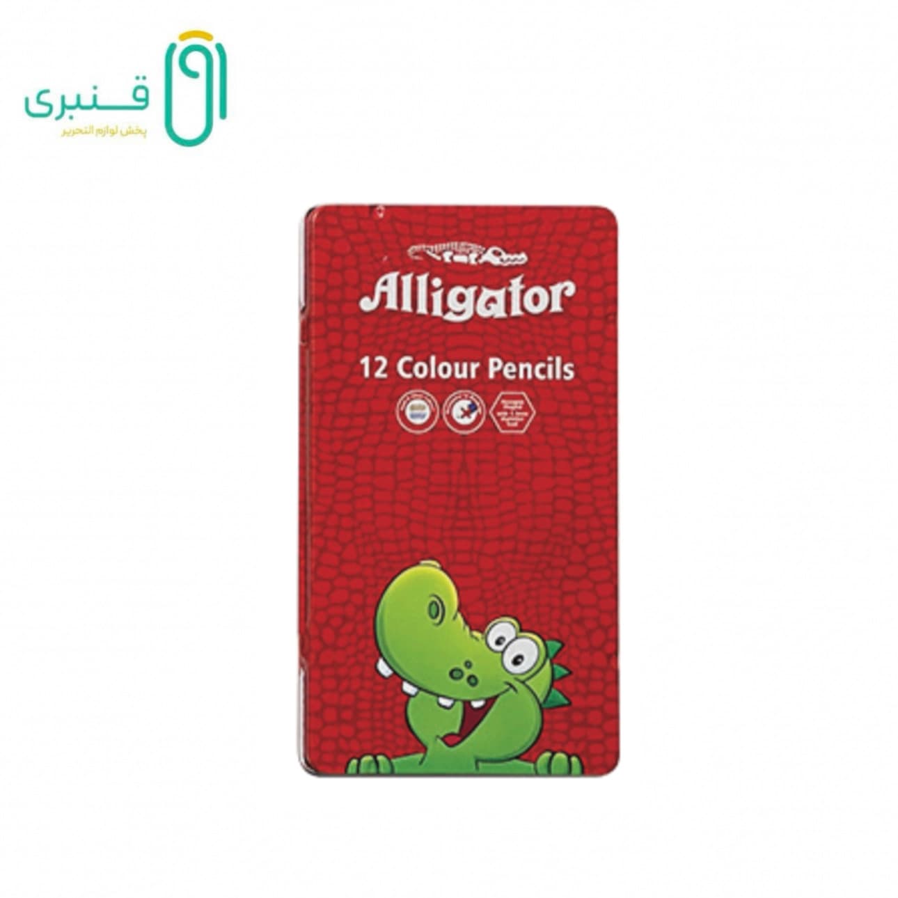 مداد 12 رنگ فلزی الیگیتور