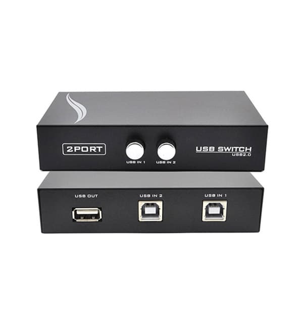 دیتا سوئیچ 1 به2 پرینتر USB دستی