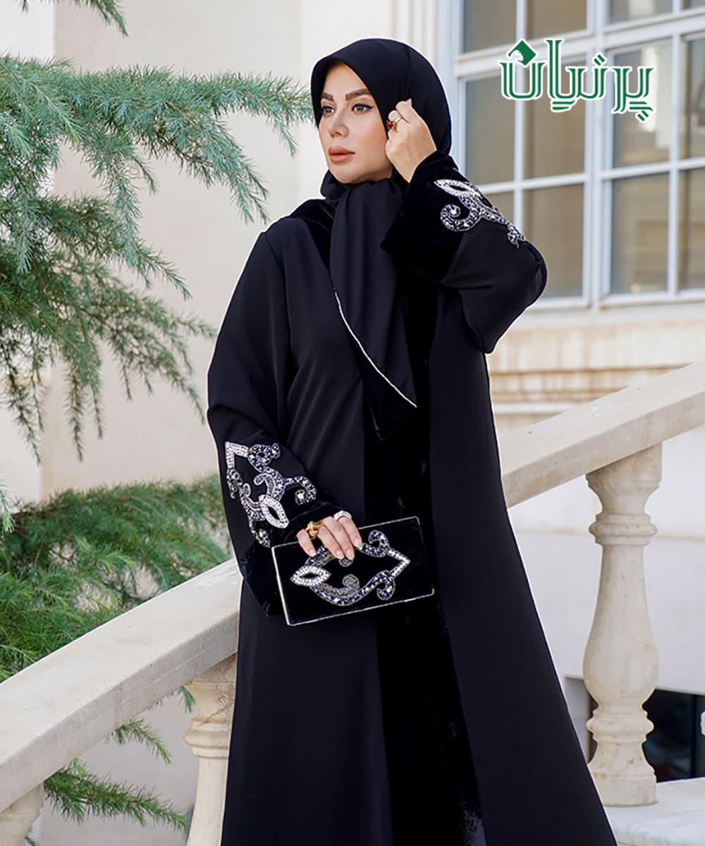 مانتو ویدا مچ اشرافی مخمل جلو مخمل افسانه VIP