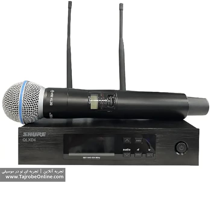 میکروفون بی سیم شور های‌کپی مدل SHURE QLXD4