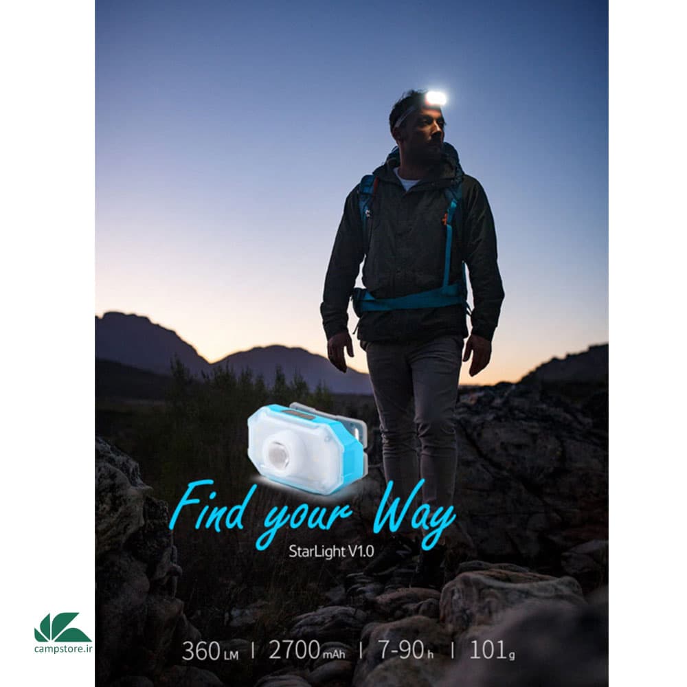 هدلامپ نیچرهایک مدل Starlight 3w — تصویر ۸