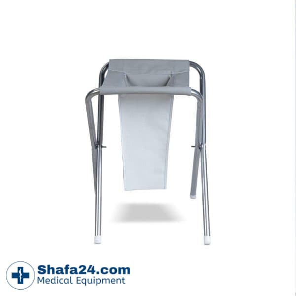 صندلی توالت فرنگی برزنتی با قیف سرخود (مدل1) شاخص طب – کد 111 — تصویر ۳
