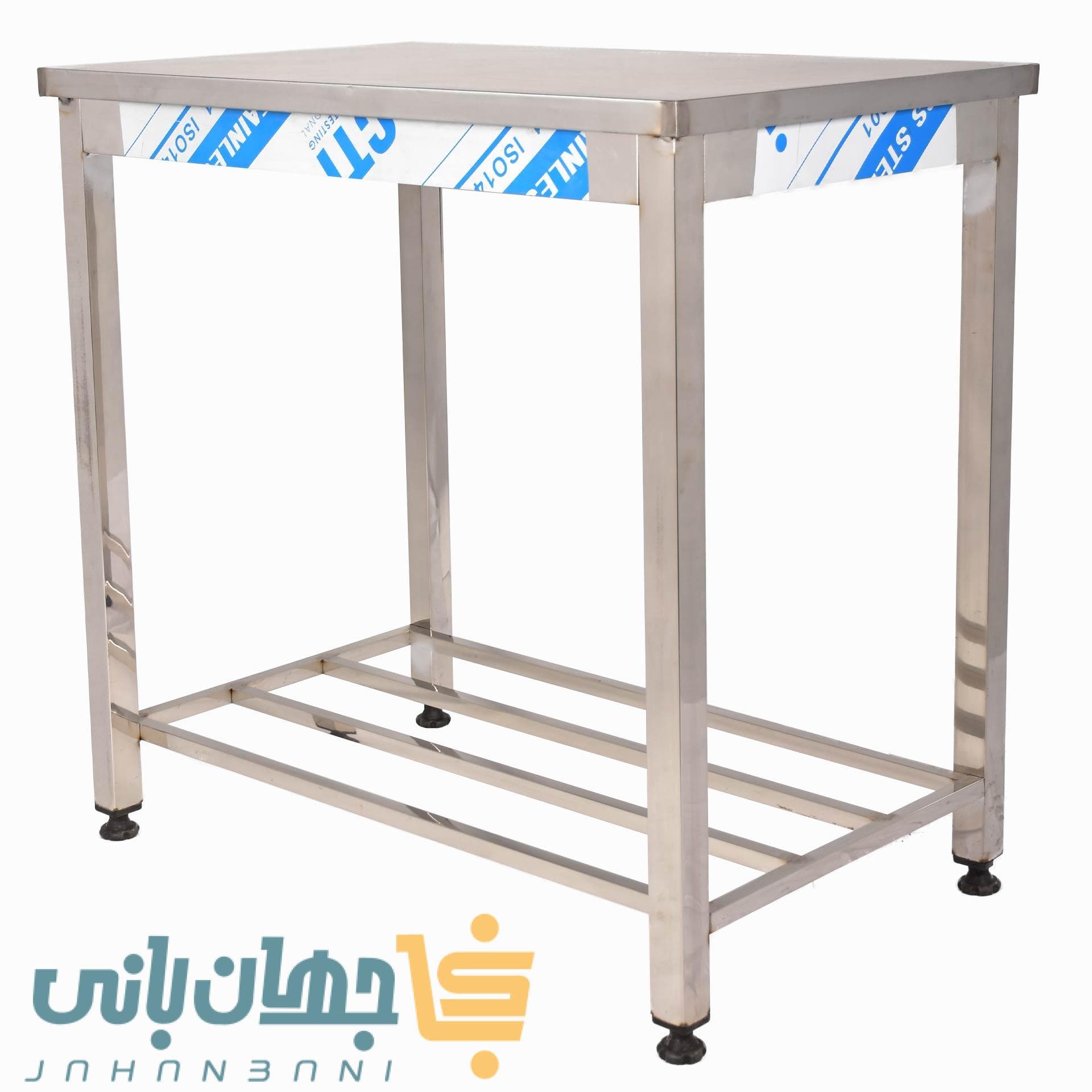 میز کار استیل ۶۵×۱۲۰ سانتی‌متر برند جهان بانی