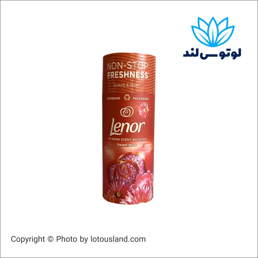 خوشبو و نرم کننده لنوور (Lenor) با رایحه رز صحرا