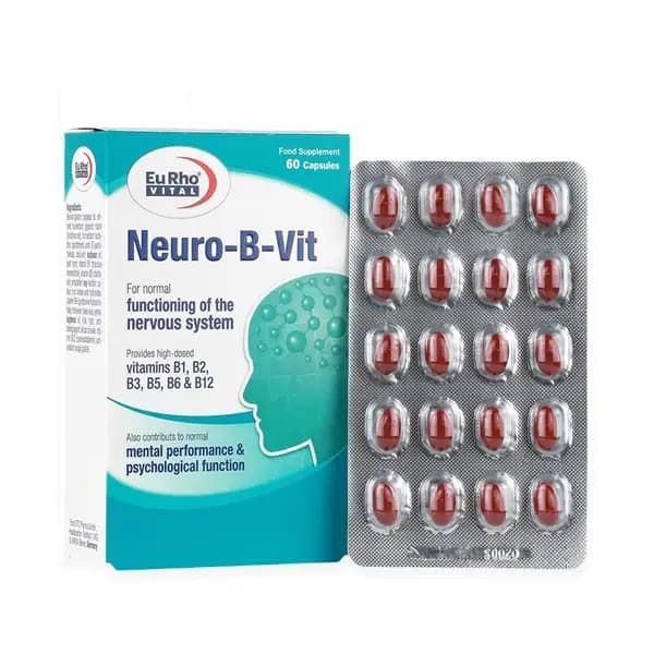 کپسول نورو بی ویت یوروویتال | بسته 60 عددی
