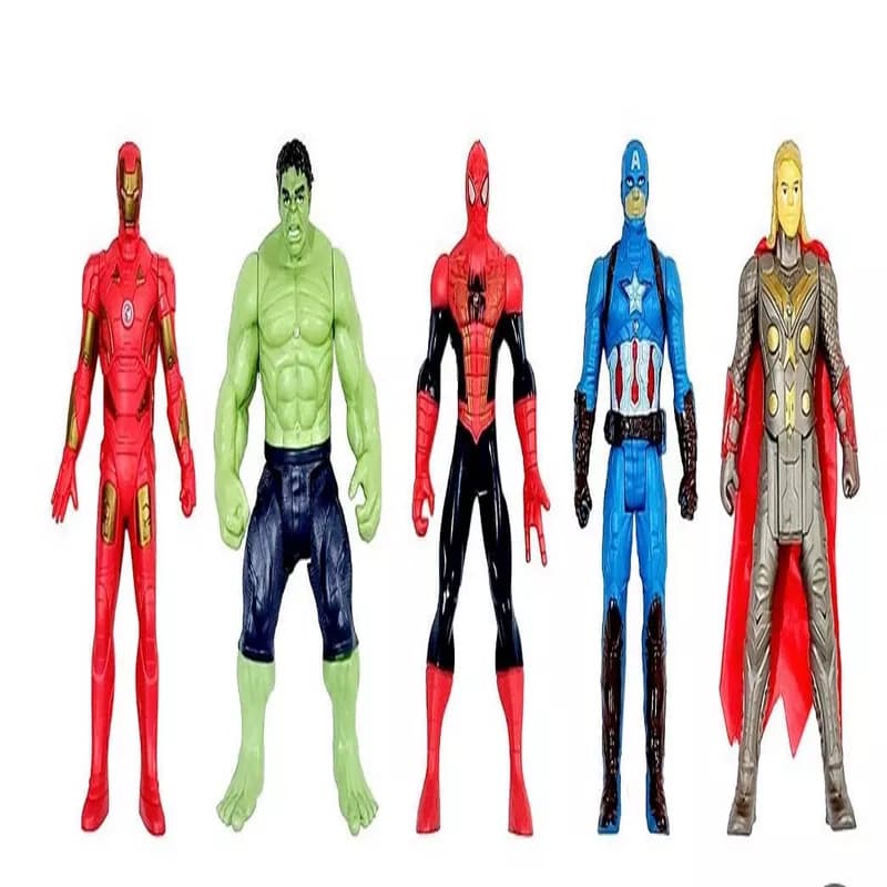 پک فیگور5 عددی شخصیت‌های قهرمانان اونجرز (Avengers) | ست کامل اکشن فیگور انتقام‌جویان — تصویر ۳