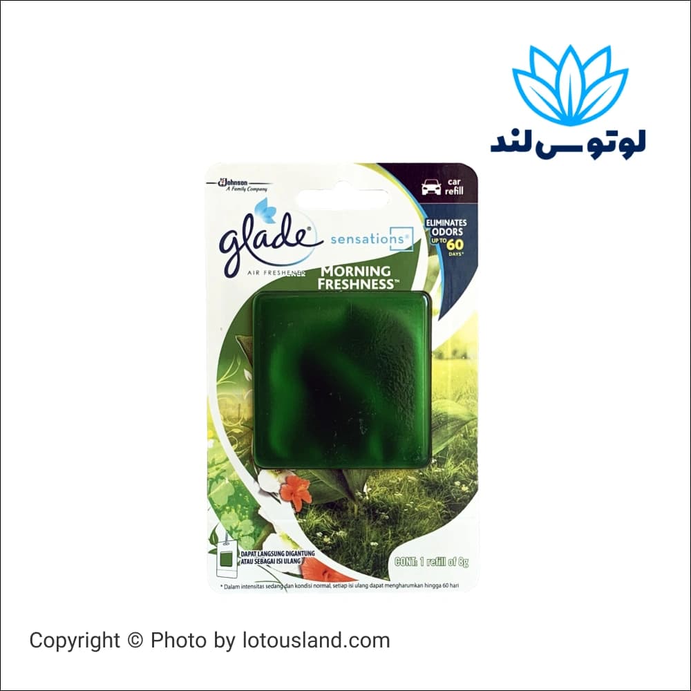 خوشبو کننده هوا گلید glade مدل کارتی آویز رایحه جنگل و‌ طبیعت — تصویر ۲