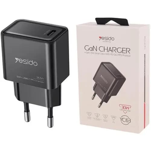 شارژر دیواری PD و GAN یسیدو YESIDO YC63 — تصویر ۳