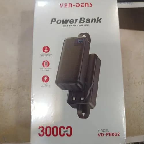 پاور بانک 30000 میلی‌آمپر وندنز VENDENS PB062 — تصویر ۲