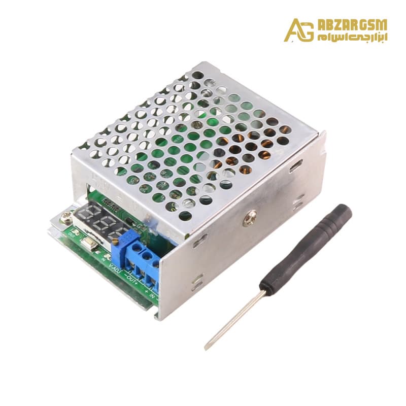 ماژول DC-DC افزاینده 8 آمپر 150W با نمایشگر ولتاژ