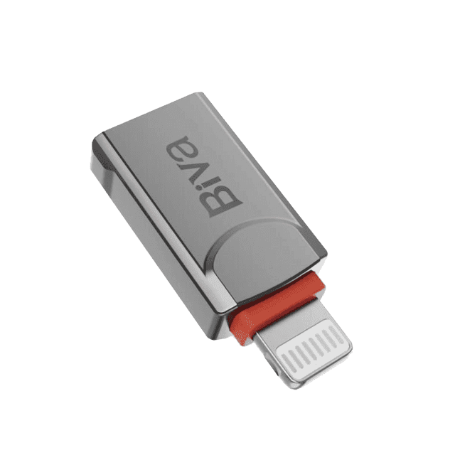 تبدیل OTG Lightning برند Biva مدل OTG-02 — تصویر ۲