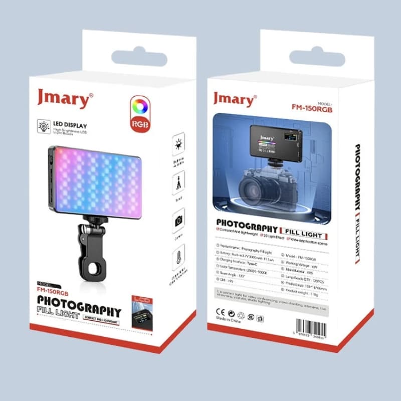نور ثابت ال ای دی جی ماری مدل فلت FM-150 RGB — تصویر ۳
