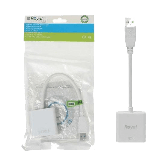 تبدیل USB به VGA برند Royal