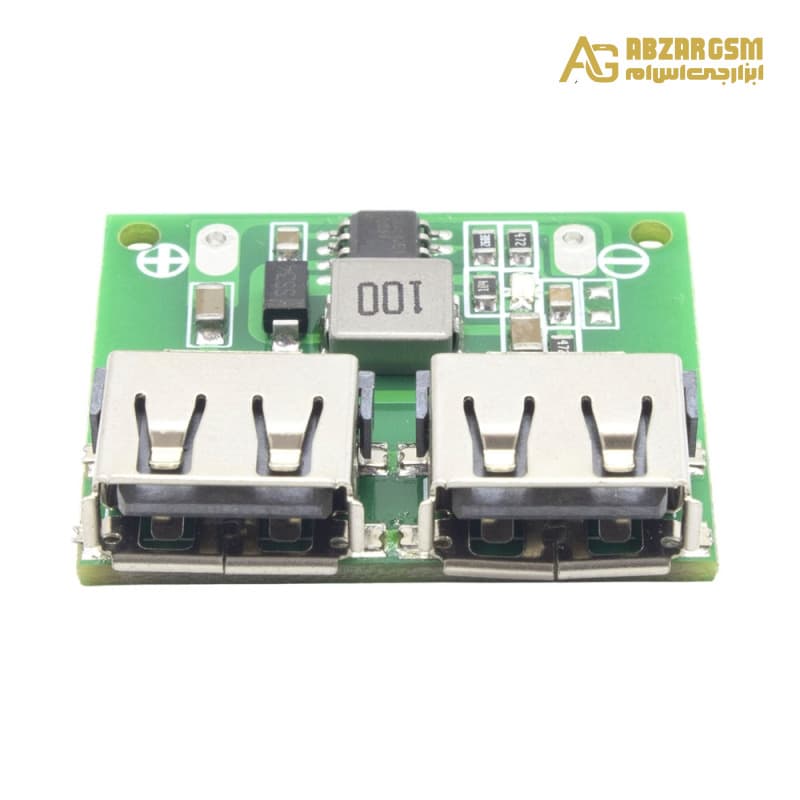 ماژول رگولاتور DC به DC کاهنده دارای ورودی 6V تا 26V و دو خروجی 3A 5V USB — تصویر ۴