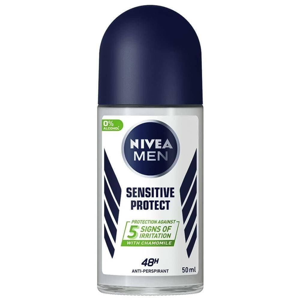 رول ضد تعریق مردانه نیوا NIVEA مدل NIVEA SENSITIVE PROTECT، حجم 50ML
