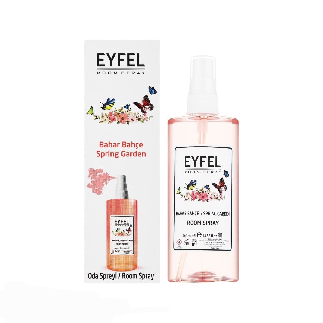 اسپری خوشبو کننده هوا ایفل EYFEL مناسب محیط رایحه گل های بهاری، حجم 400ML