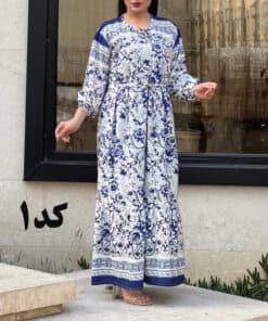 پیراهن فلور ارکیده(تخفیف یک هفته ای) 6115 — تصویر ۱۰