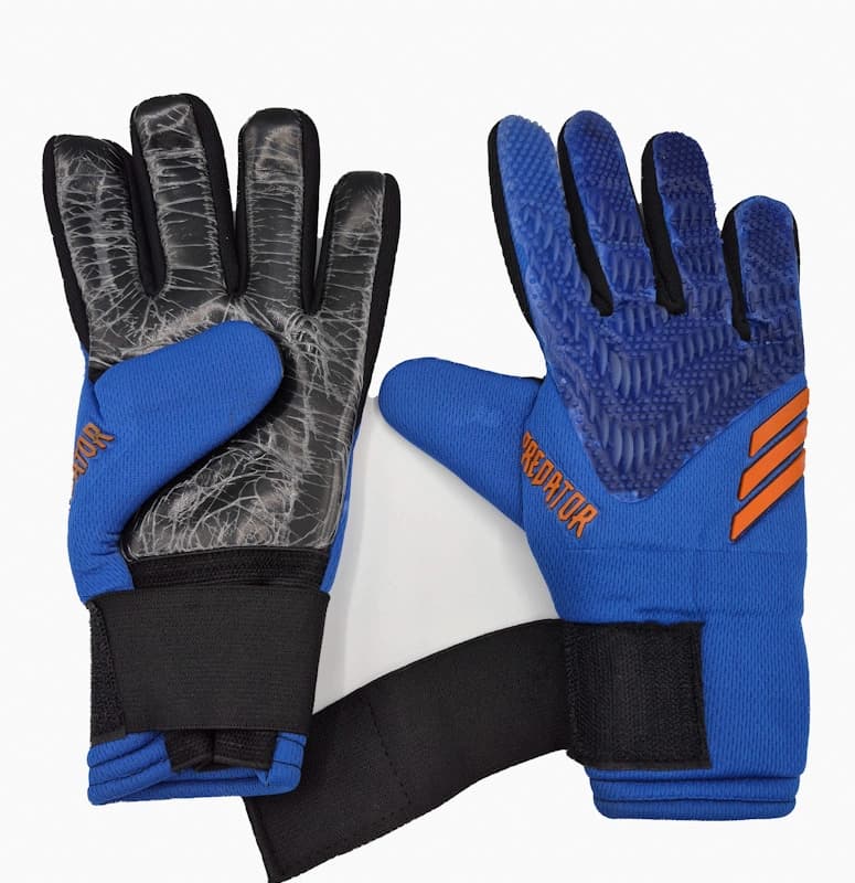 دستکش دروازهبانی آدیداس (Adidas) مدل Predator آبی – کف لاتکس (سایز ۱۰)