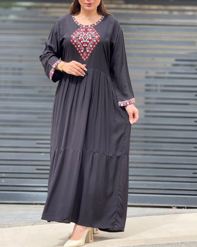 پیراهن ساحلی چاپی رعنا 6930 — تصویر ۵