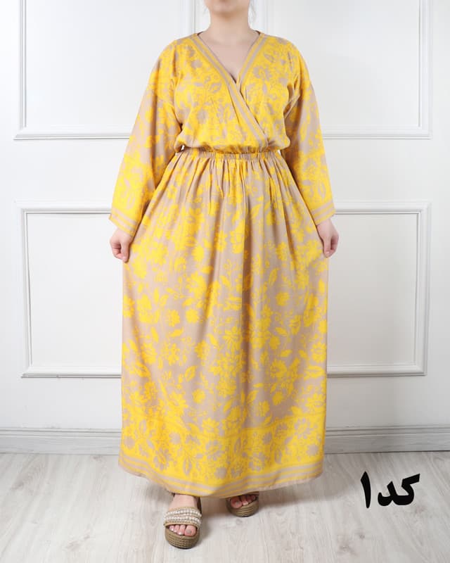 پیراهن نخی چپ و راستی حاشیه دار(حراج یک هفته ای) 6928