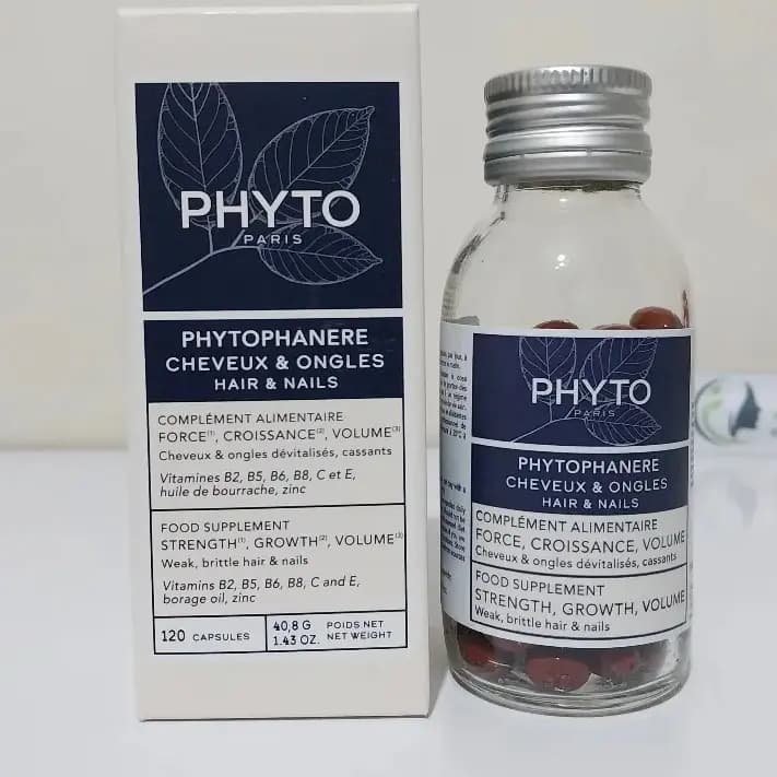 قرص مکمل تقویت کننده مو و ناخن مدل (فیتو فانر) PHYTO PHANERE بسته 120 عددی (اورجینال)
