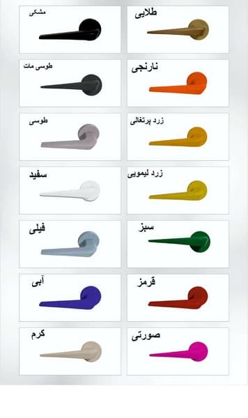 دستگیره رزت R30 رنگی — تصویر ۳