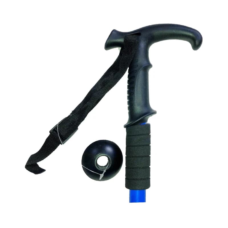 عصای کوهنوردی Enerjia مدل ANTISHOCK – آلومینیومی سبک با دسته پلاستیکی و قابلیت ضربهگیر — تصویر ۴
