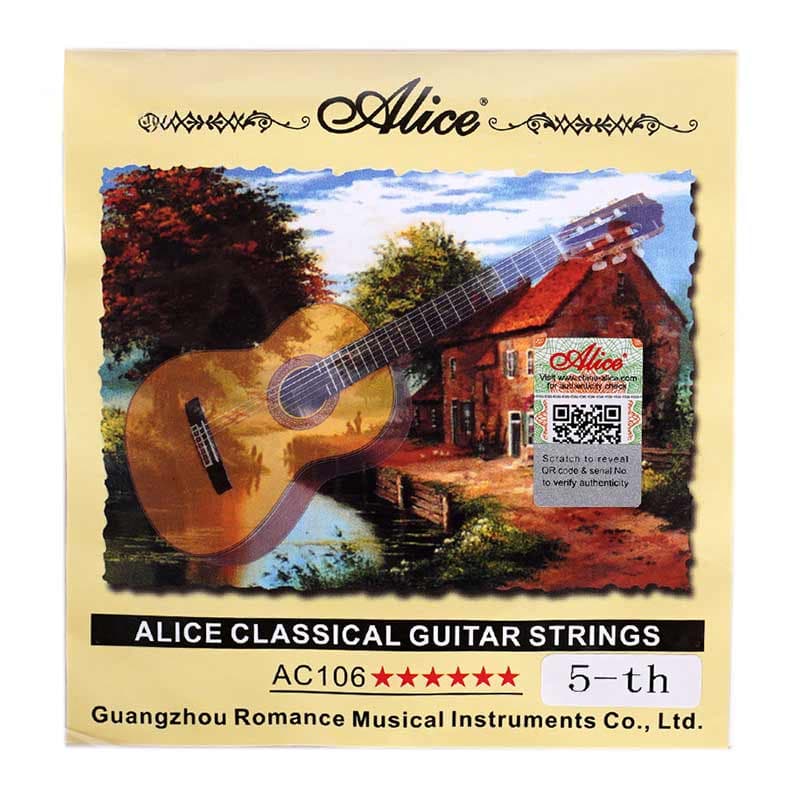 سیم گیتار کلاسیک Alice تک شماره 5