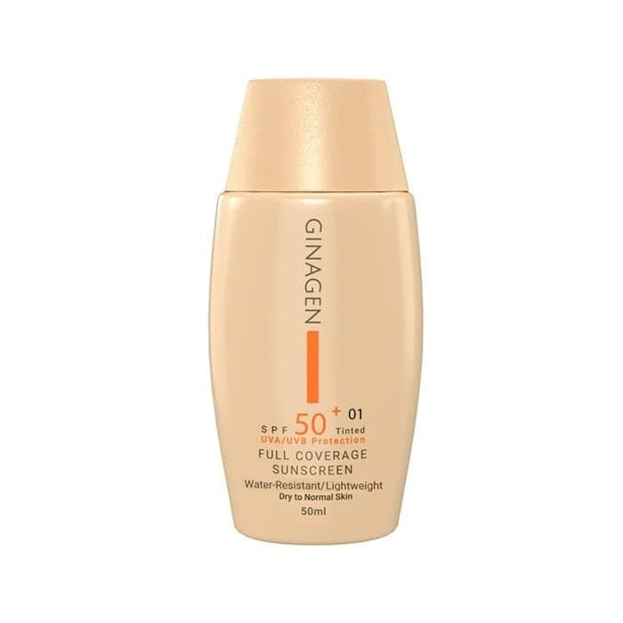 GINAGEN ضدافتاب پوست خشک رنگی 01 50 میل