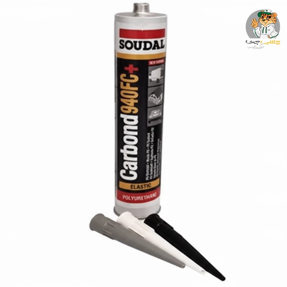 چسب کاتریجی پلی اورتان سودال سفید Soudal Carbond 940FC