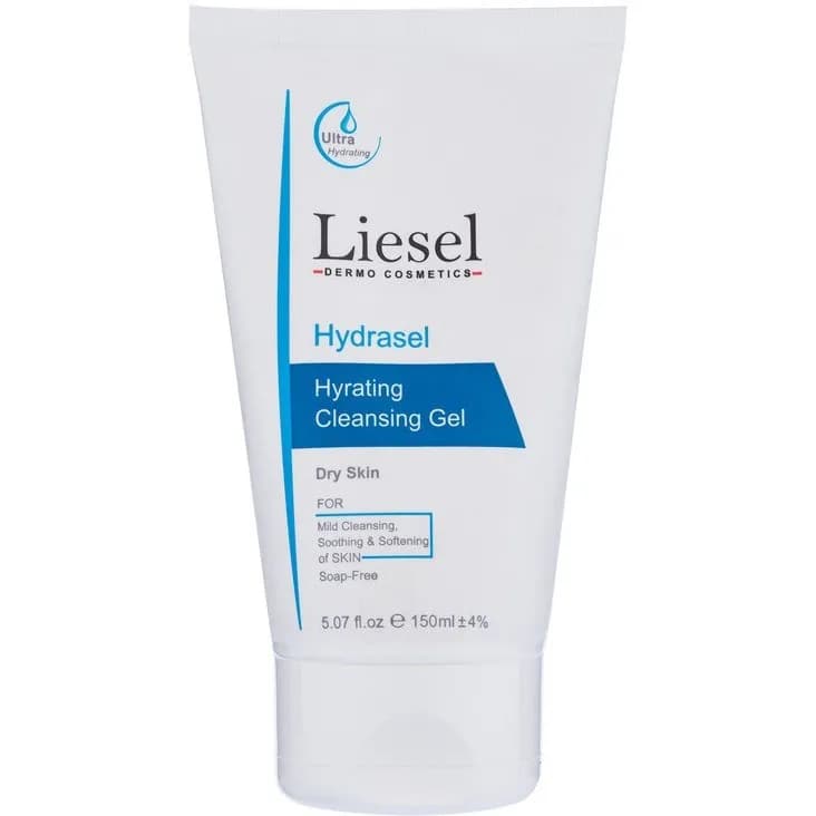 ژل شستشوی صورت پوست خشک لایسل 150میل Hydrasel