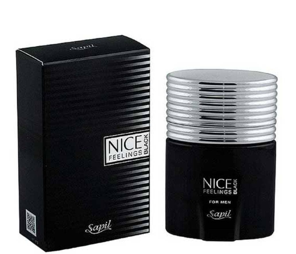 عطر ادکلن ساپل نایس فیلینگز بلک مردانه اصل و اورجینال Sapil Nice Feelings Black EDT