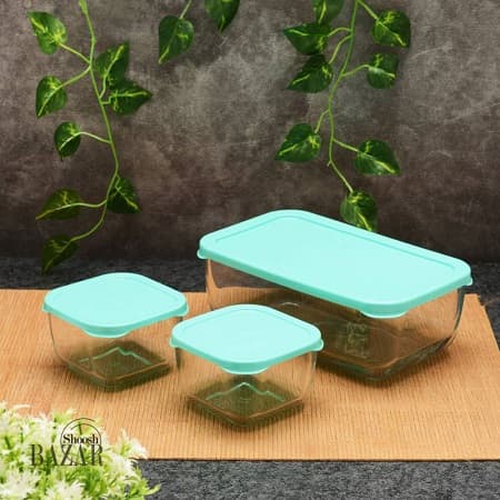 ظرف نگهدارنده 3 تایی مدل SNOW BOX پاشاباغچه 96881
