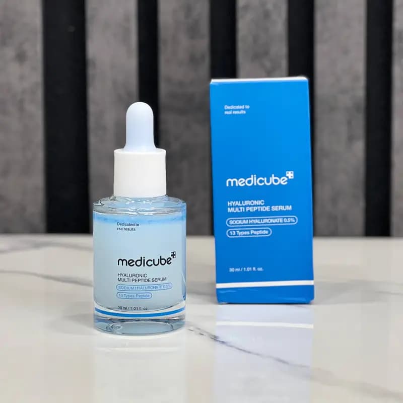 سرم آبرسان هیالورونیک اسید و مولتی پپتاید مدیکیوب Medicube حجم 30 میل — تصویر ۳
