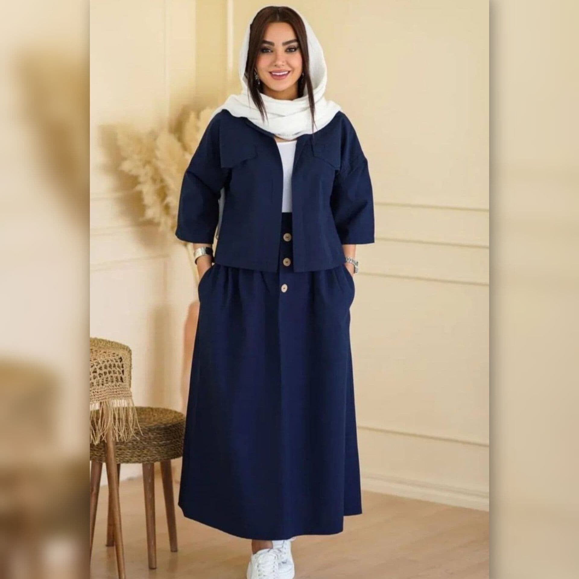 ست کت و دامن آرمیس عمده (پک 4 عددی)