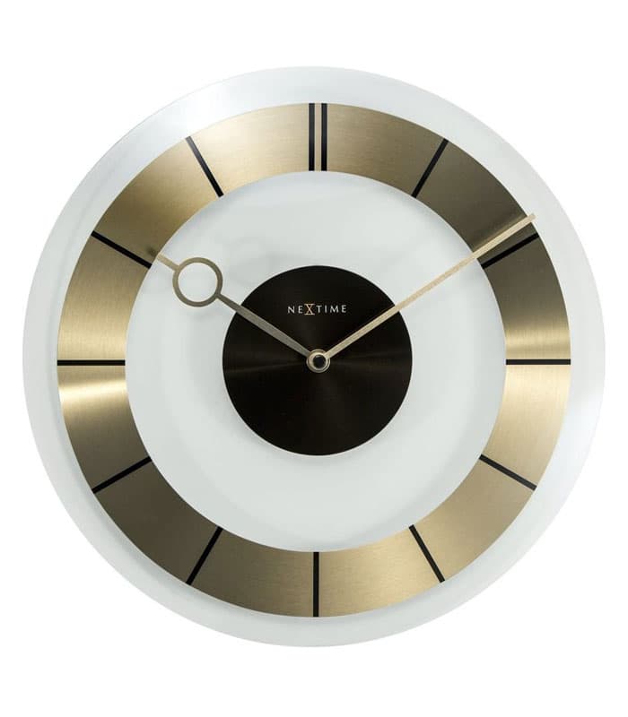 ساعت دیواری شیشه‌ای برند NeXtime