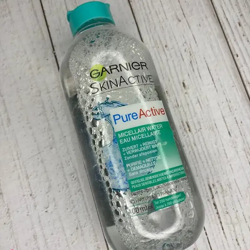 میسلار واتر پیور اکتیو گارنیر Garnier حجم 400 میلی لیتر — تصویر ۲