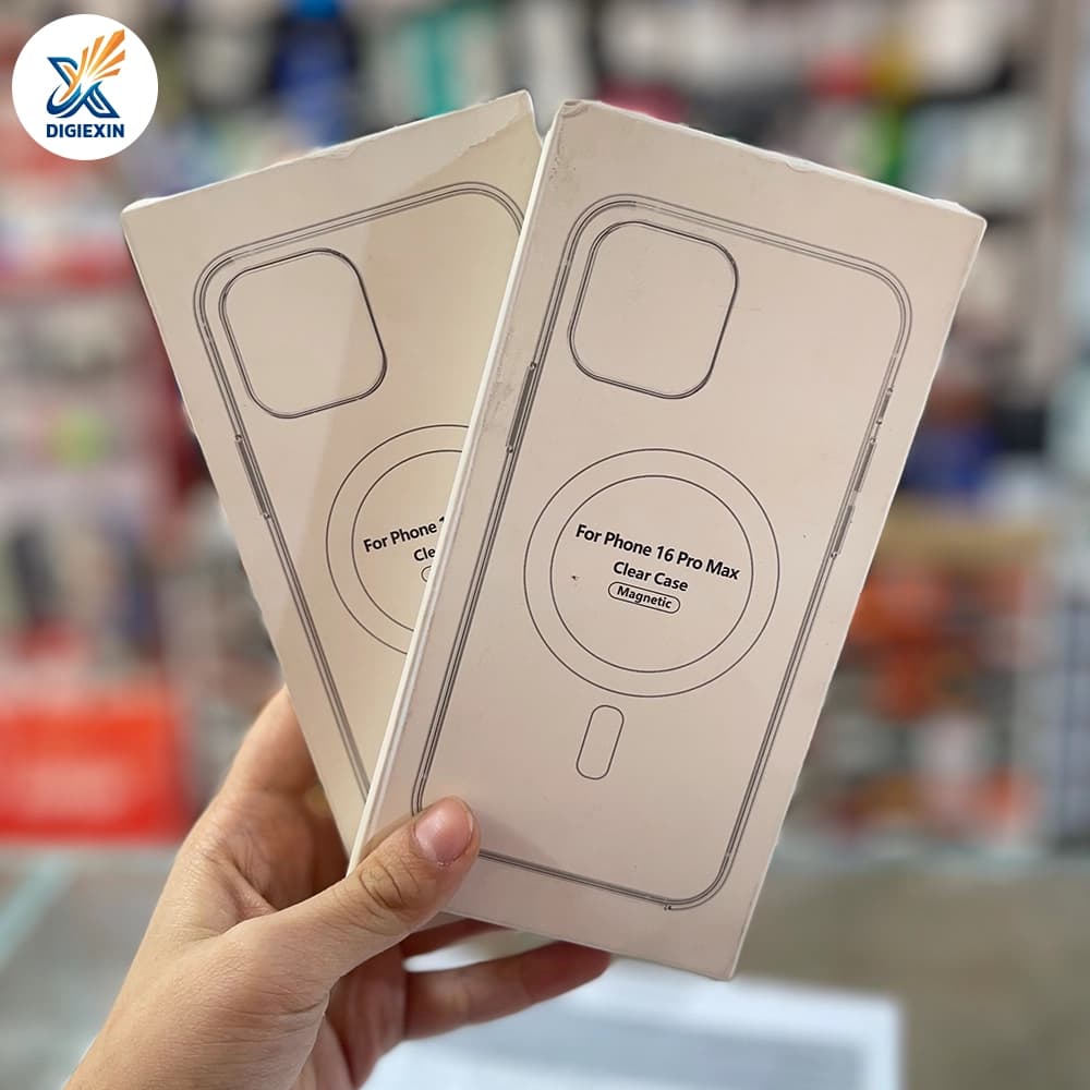 کاور شفاف clear mag مگسیف مناسب برای آیفون 16 پرومکس — تصویر ۲
